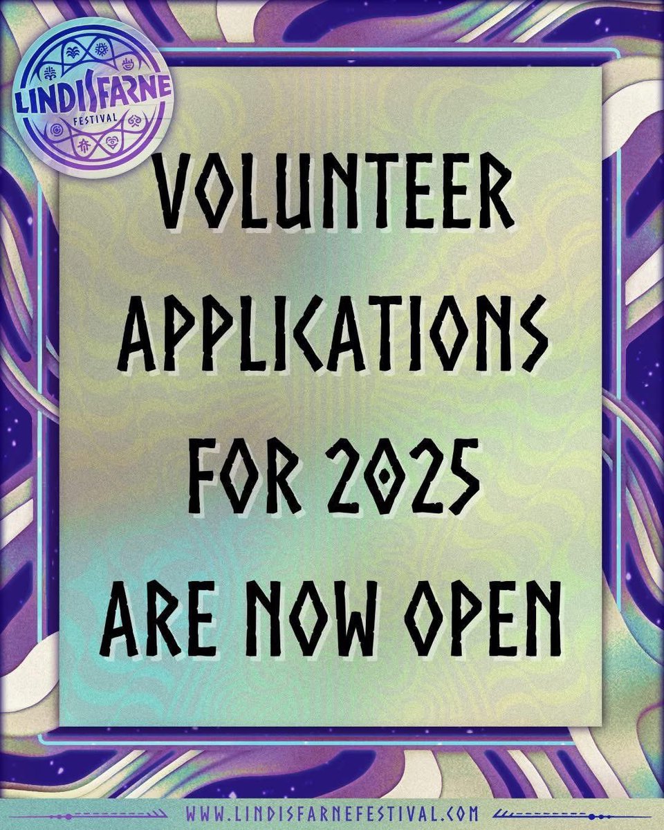 Lindisfarne Festival (@lindisfarnefest) on Twitter photo ⭐️ FINAL CALL FOR VOLUNTEERING ⭐️
If you’ve already applied, don’t worry, you’re in! If you applied after 15th June however, drop us an email as we had some email issues after the change of ownership 😊
lindisfarnefestival.com/volunteering/
#volunteering #volunteers #EventCrew #EventSteward ⭐️ FINAL CALL FOR VOLUNTEERING ⭐️
If you’ve already applied, don’t worry, you’re in! If you applied after 15th June however, drop us an email as we had some email issues after the change of ownership 😊
lindisfarnefestival.com/volunteering/
#volunteering #volunteers #EventCrew #EventSteward