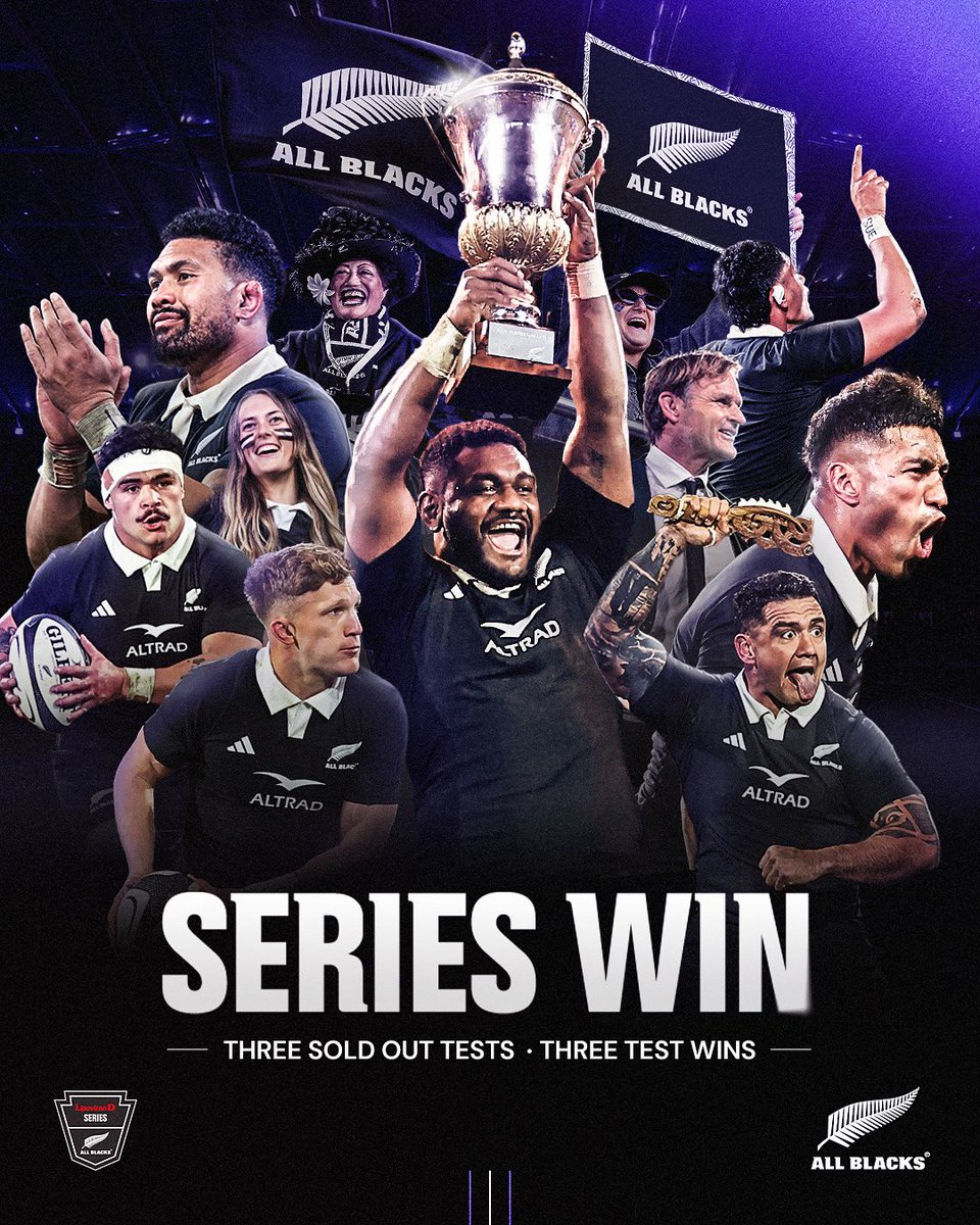 AllBlacks's tweet image. Massive three weeks! Thank you to all those who showed their support 🙌
Ngā mihi nui 🖤