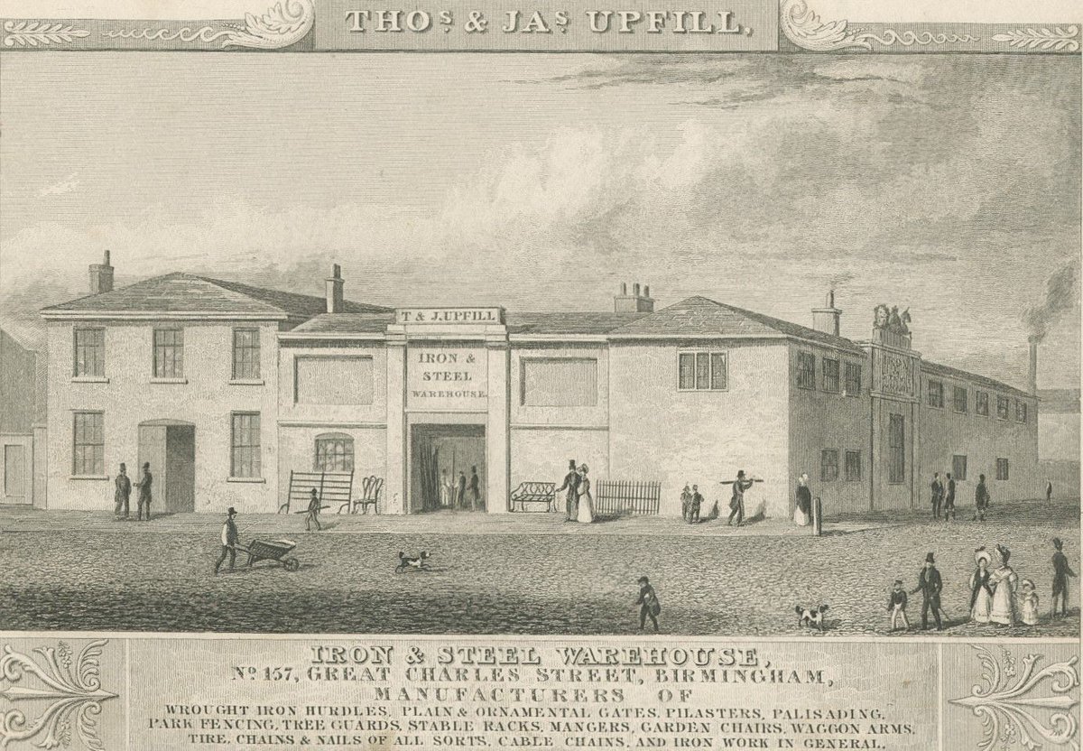 Birmingham Archives & Collections (@theironroom) on Twitter photo #CityOf1000Trades A trade card for the firm of Thomas and James Upfill, Iron and steel merchants of 157 Great Charles Street. Possibly on the site of the museum & art gallery? Ref - MS 4834/167 <a href="/LibraryofBham/">LibraryofBirmingham</a> #CityOf1000Trades A trade card for the firm of Thomas and James Upfill, Iron and steel merchants of 157 Great Charles Street. Possibly on the site of the museum & art gallery? Ref - MS 4834/167 <a href="/LibraryofBham/">LibraryofBirmingham</a>