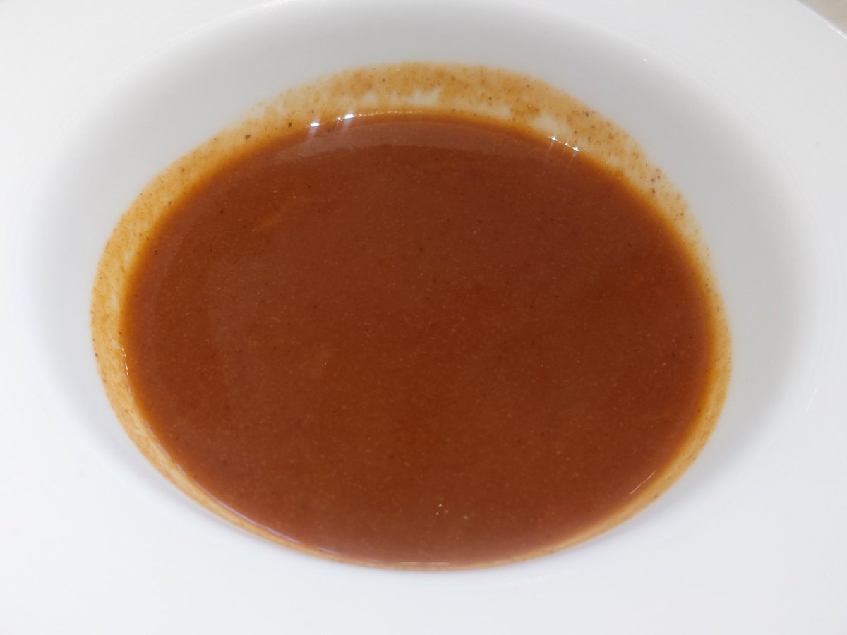 tdrblognote's tweet image. スープカレー　夏野菜添え　ない

具無しだと塩っぱいな