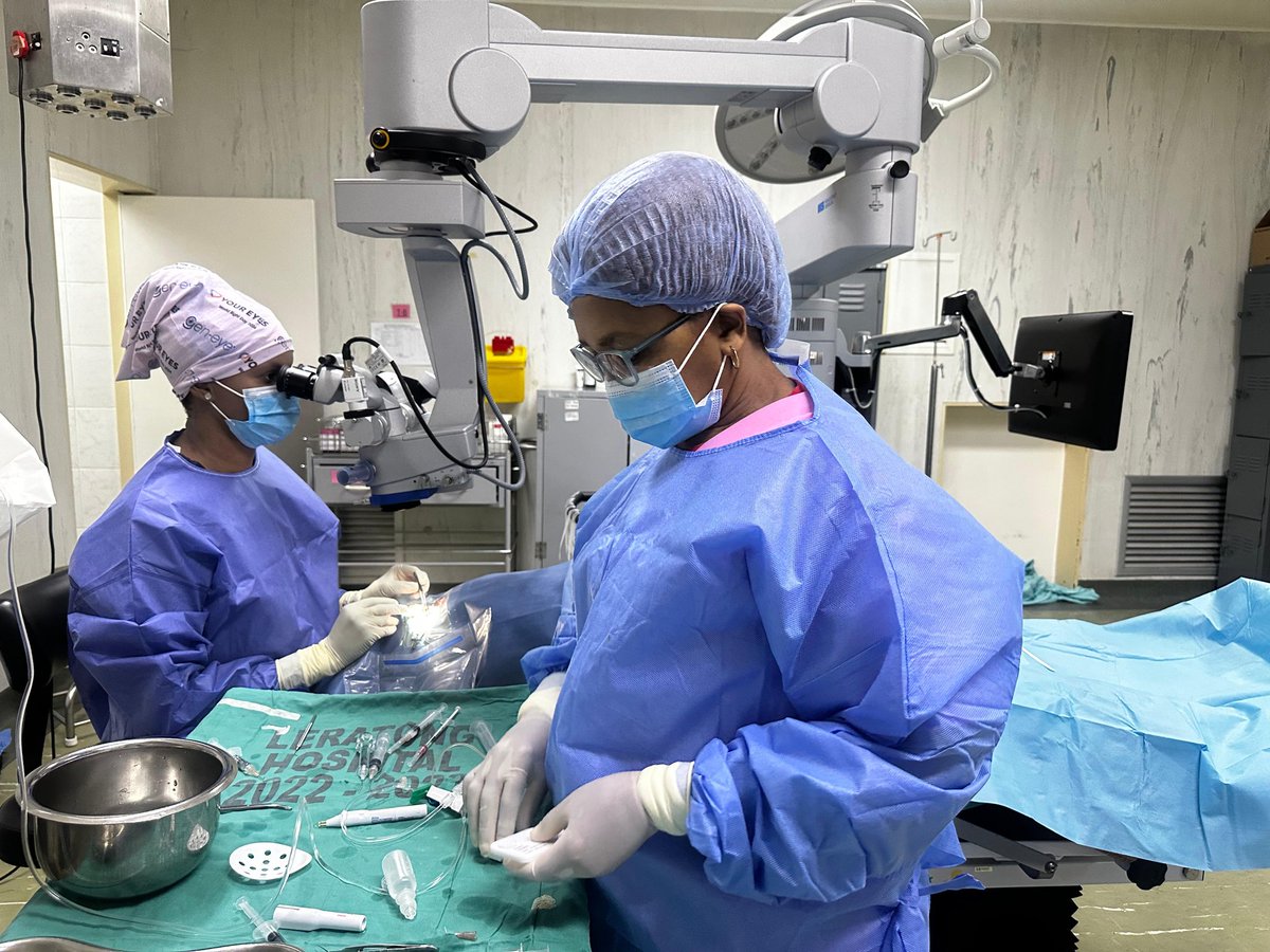 LeratongH's tweet photo. Leratong Hospital joins the 3rd #GPSurgicalMarathon

Day 2 of the Mandela Cataract Camp is in full swing with three theatres running. The team is closing in on the 80-patient goal.

#GPSurgicalMarathon #MandelaDay2025 #LetsGetInvolved https://t.co/U7GReMKxRB
