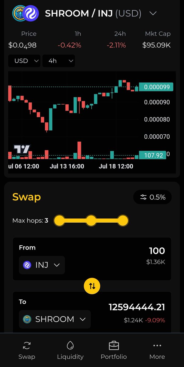 Choice is the #1 place to trade $shroom on $INJ 

choice.exchange/charts?pool=in…