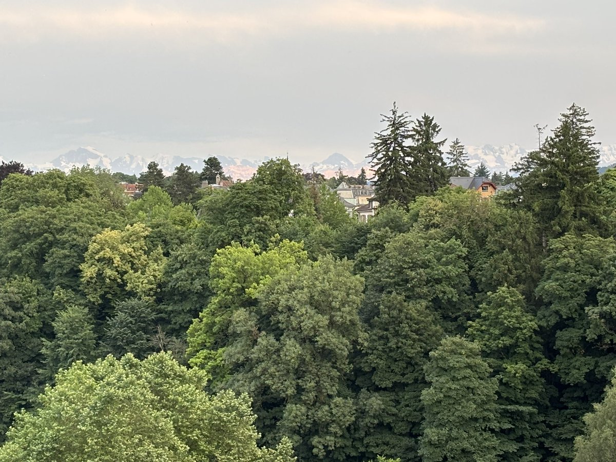 I don’t think I’ve ever fallen so immediately or completely for a city as I have for Bern🇨🇭 
It’s stunning. An impeccable medieval town nestled into the bend of a crystal-blue river.
Look one way - a cathedral. Look the other way - the Alps.
If I could, I’d move here tomorrow.