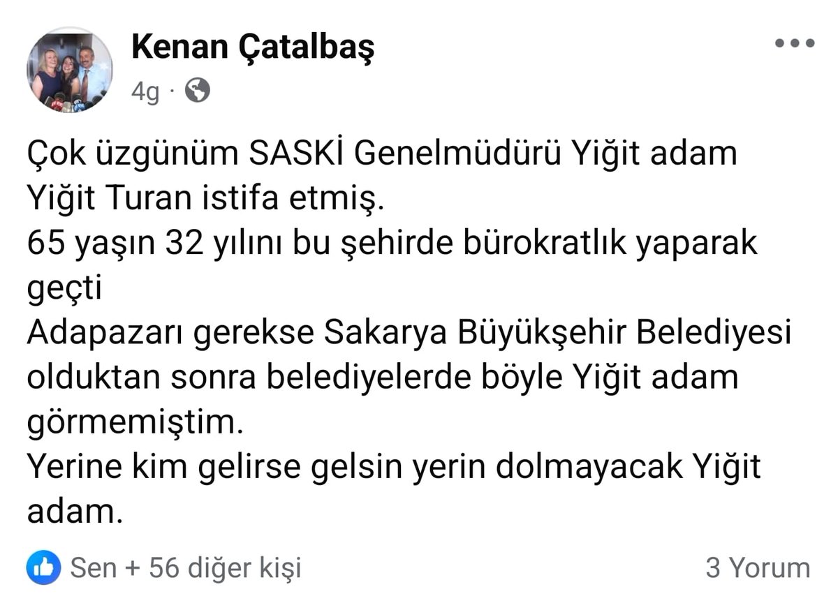 ADI GİBİ YİĞİT İNSAN 
YOLUN AÇIK OLSUN