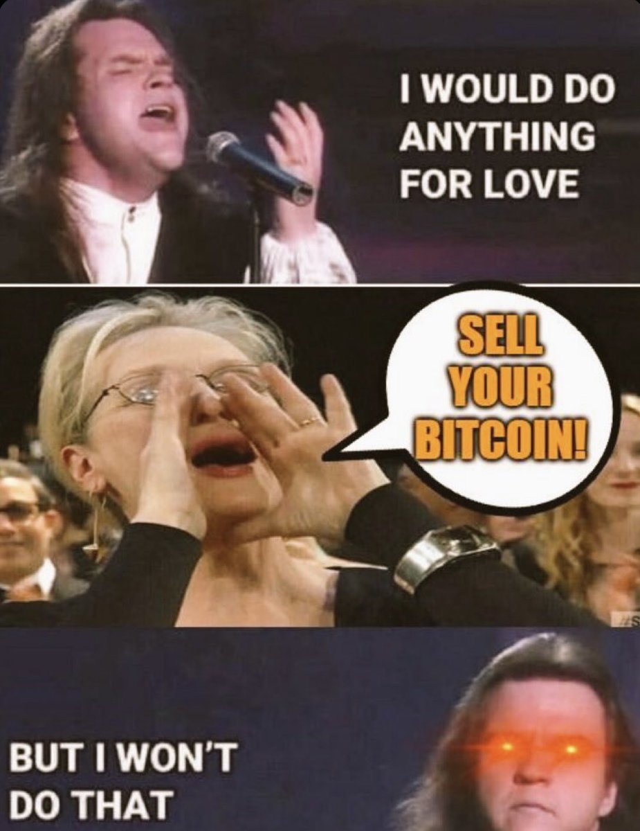 YOU NEVER SELL YOUR #BITCOIN 😆