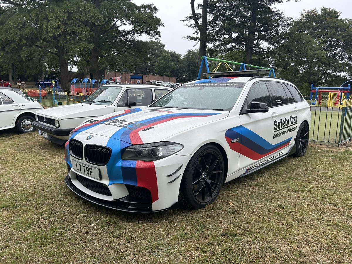 veedubhev's tweet image. At a local show where I don’t have to anything 😁 They’ve parked me next to the BMW Safety car 😂 Its very cool so I’m in good company 😁