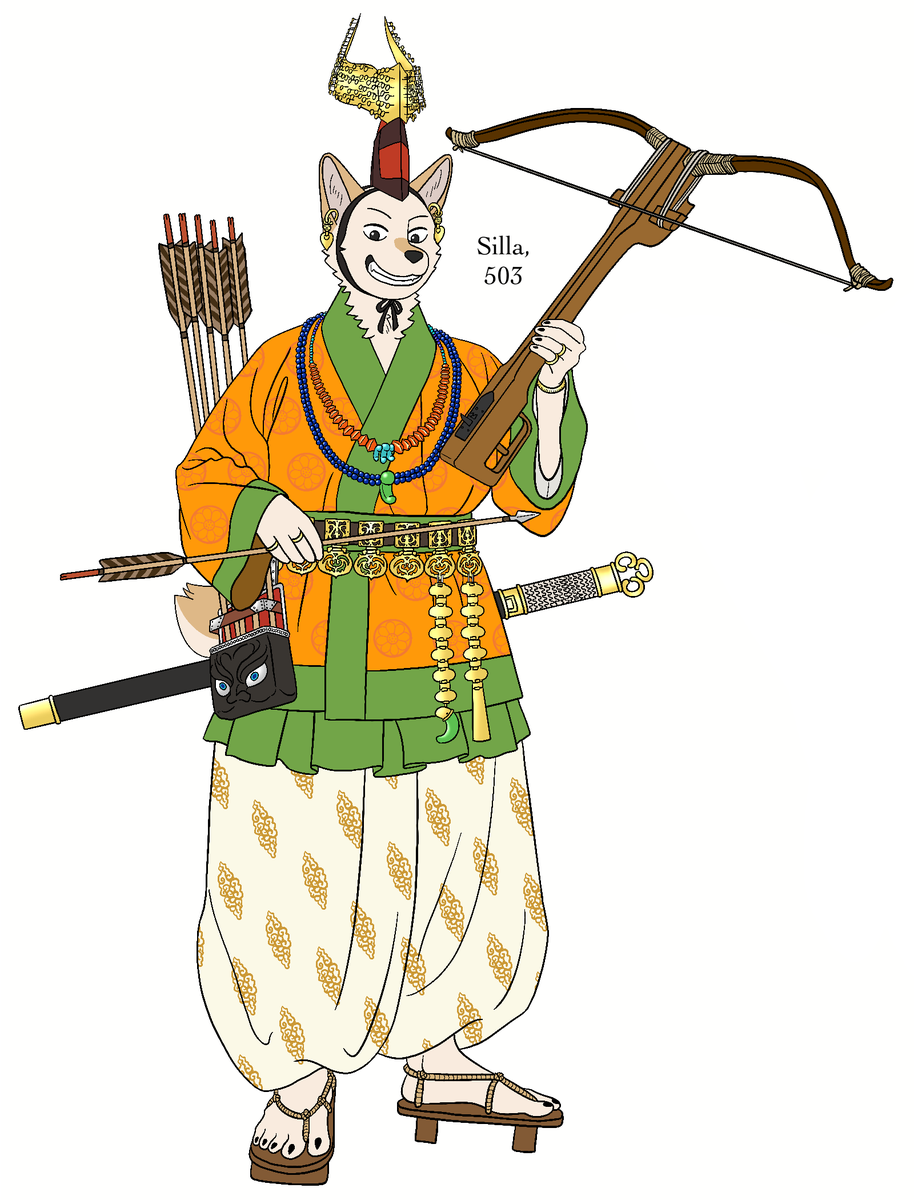 dongjee_dog's tweet image. 제 견종인 동경이의 고향!
경주(신라)의상을 입어봤슴다! 🏹
흠... 사격실력은... 흠흚... 비밀임다!
🎨@ohs688
