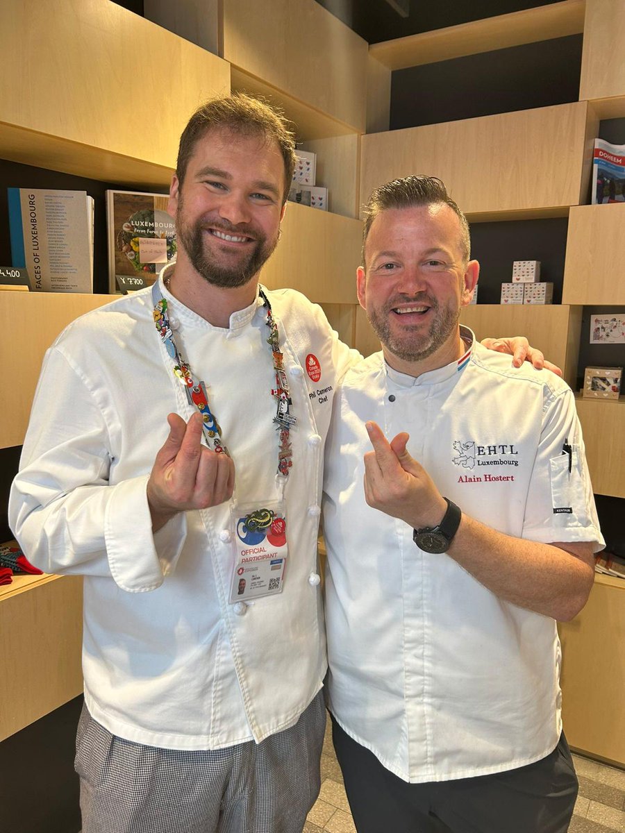 Kosuke Abe (@kosukeabe) on Twitter photo I had the honour to join Canada's World Culinary Tour at #Expo2025Osaka: #Luxembourg Edition with Chef Phil and his culinary team of #CanadaPavilion Thanks team #LUexpo2025 <a href="/ExpoPavilionLU/">Luxembourg Expo Pavilion</a> and Chef Alain Hostert for your amazing hospitality and the tour of your kitchen! #dokidoki I had the honour to join Canada's World Culinary Tour at #Expo2025Osaka: #Luxembourg Edition with Chef Phil and his culinary team of #CanadaPavilion Thanks team #LUexpo2025 <a href="/ExpoPavilionLU/">Luxembourg Expo Pavilion</a> and Chef Alain Hostert for your amazing hospitality and the tour of your kitchen! #dokidoki