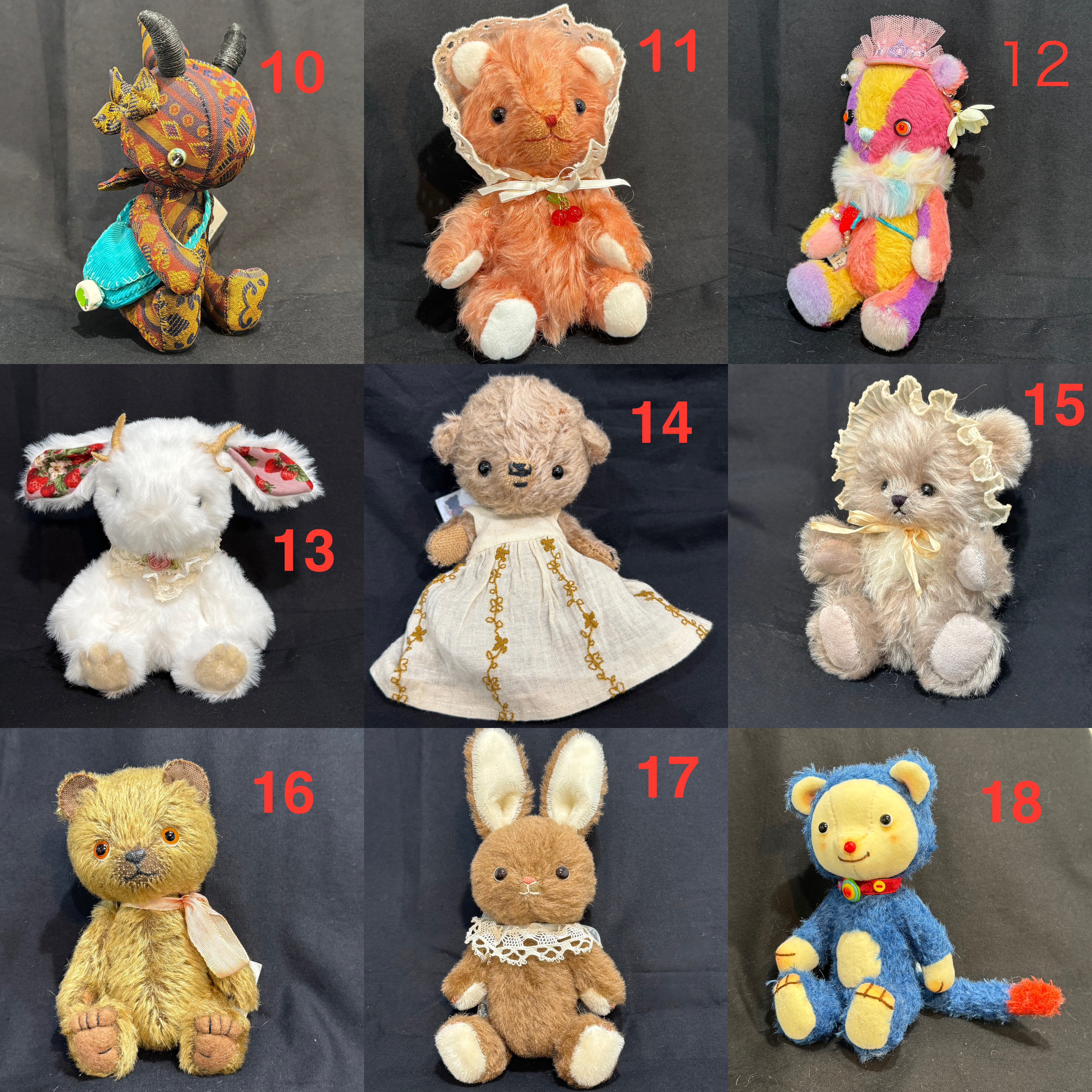 国内人気作家様 HARUBEAR ちいくた ベア 携帯容器付き テディベア 国内人気作家様 HARUBEAR ちいくた ベア 携帯容器付き
