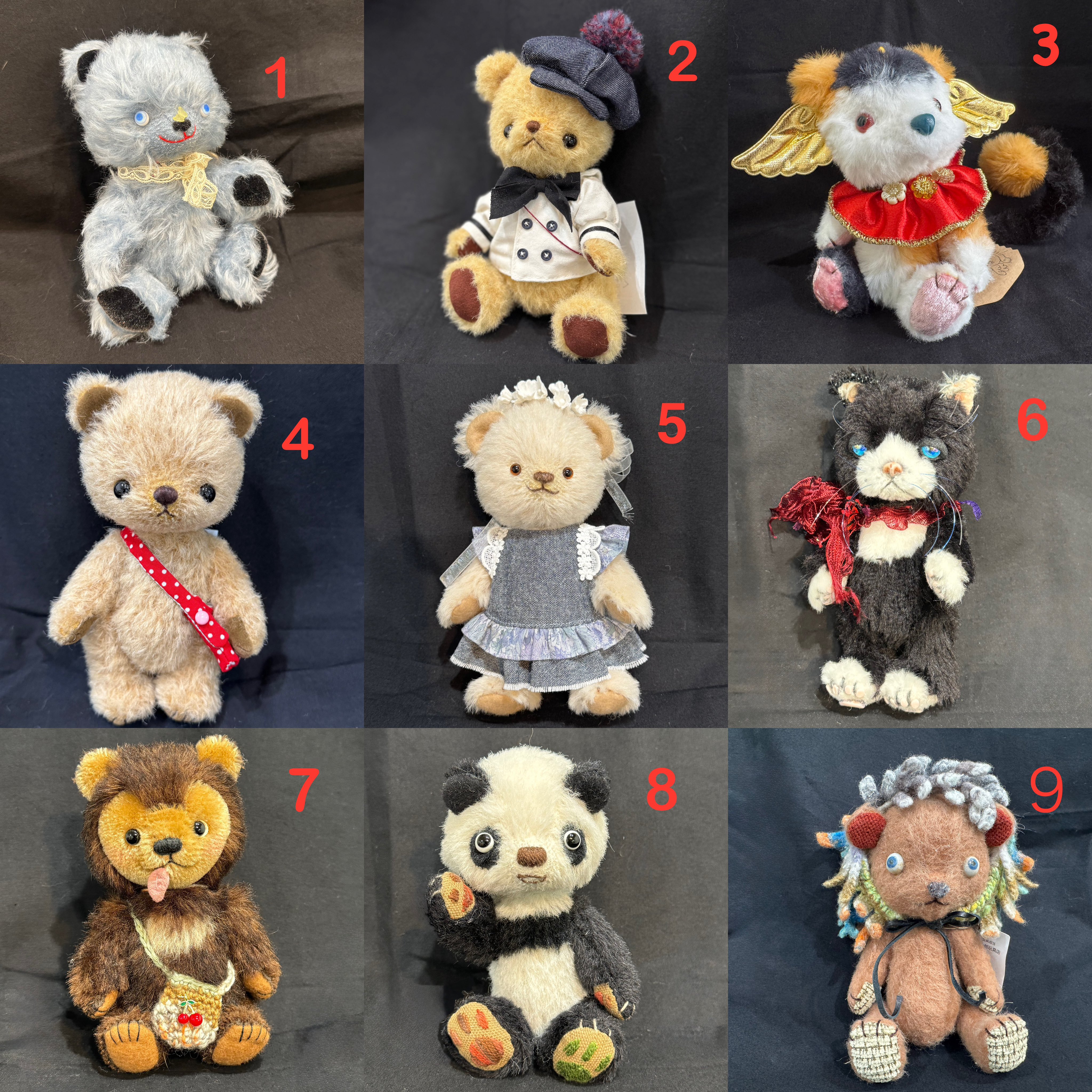 ちいくた　くたベア　作家様　HARUBEAR ハンドメイド　テディベア ちいくた くたベア 作家様 HARUBEAR ハンドメイド テディベア