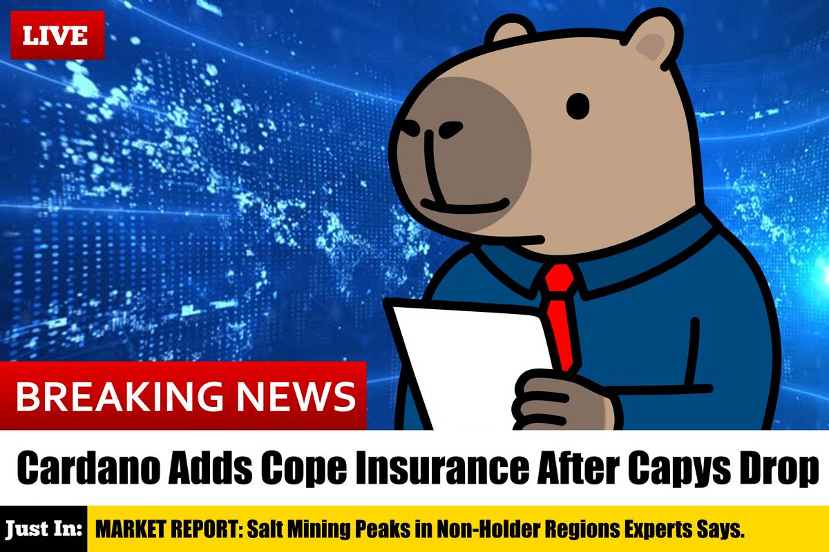 🔴#Cardano to add Cope Insurance? 
・Salt Mining @ ATH?

😤Even your lower chakras know what's needed😤
・We'll randomly DM a few who Retweet &amp;/or Comment.