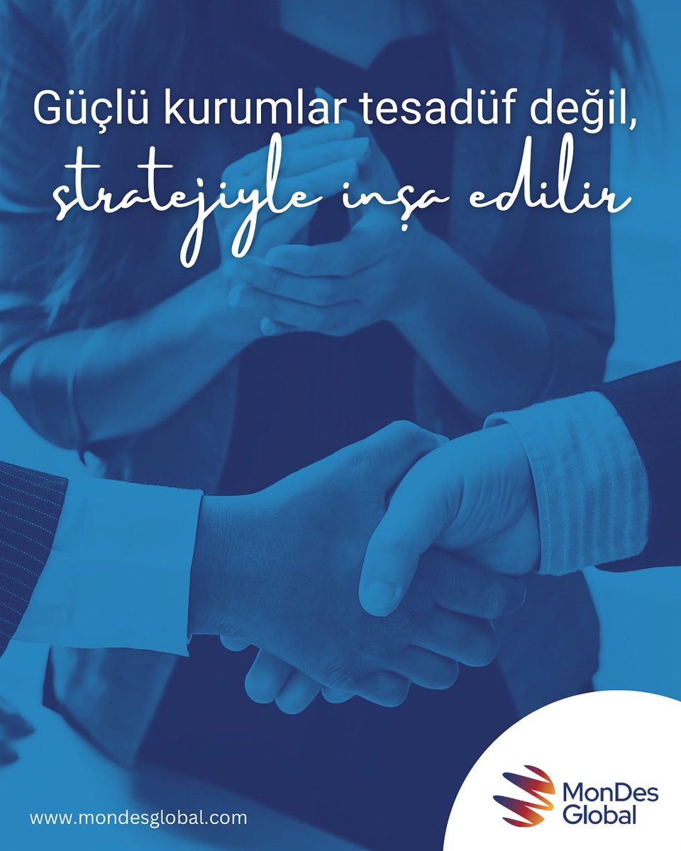 MonDes Global olarak, iş ortaklarımıza hedefe giden yolda güvenilir bir rehberlik sunuyor; şirketlerin potansiyelini açığa çıkaracak stratejiler geliştiriyoruz.

Gelin, birlikte büyüyelim.
Gelin, başarıyı planlayalım.

#StratejikDanışmanlık #KurumsalGelişim #LiderlikYolculuğu