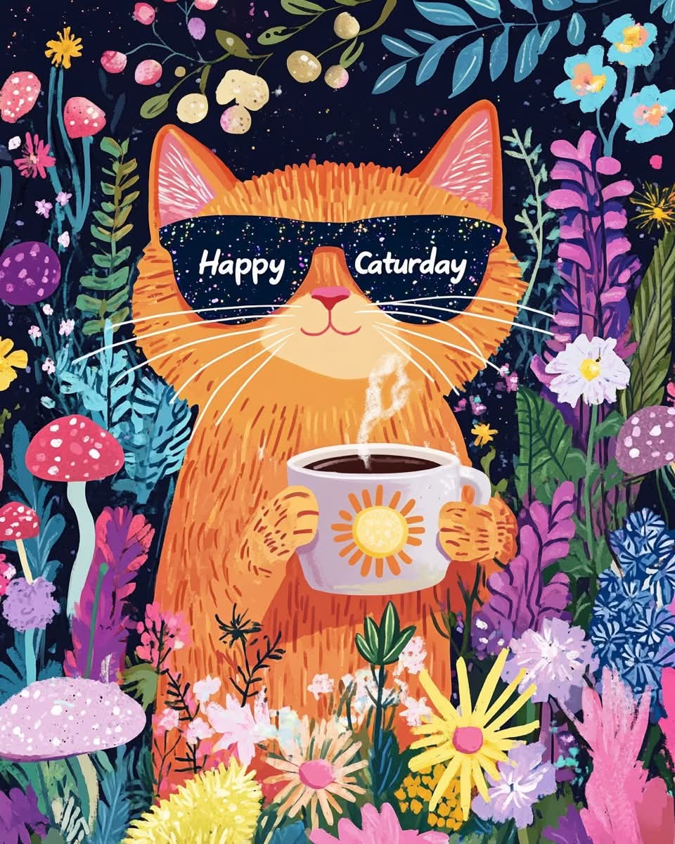 <a href="/StellarArtoisGB/">Stellar</a> Happy Caturday! 🐾 May your day be filled with purrs, cozy naps, and a sprinkle of feline magic. 🐈✨