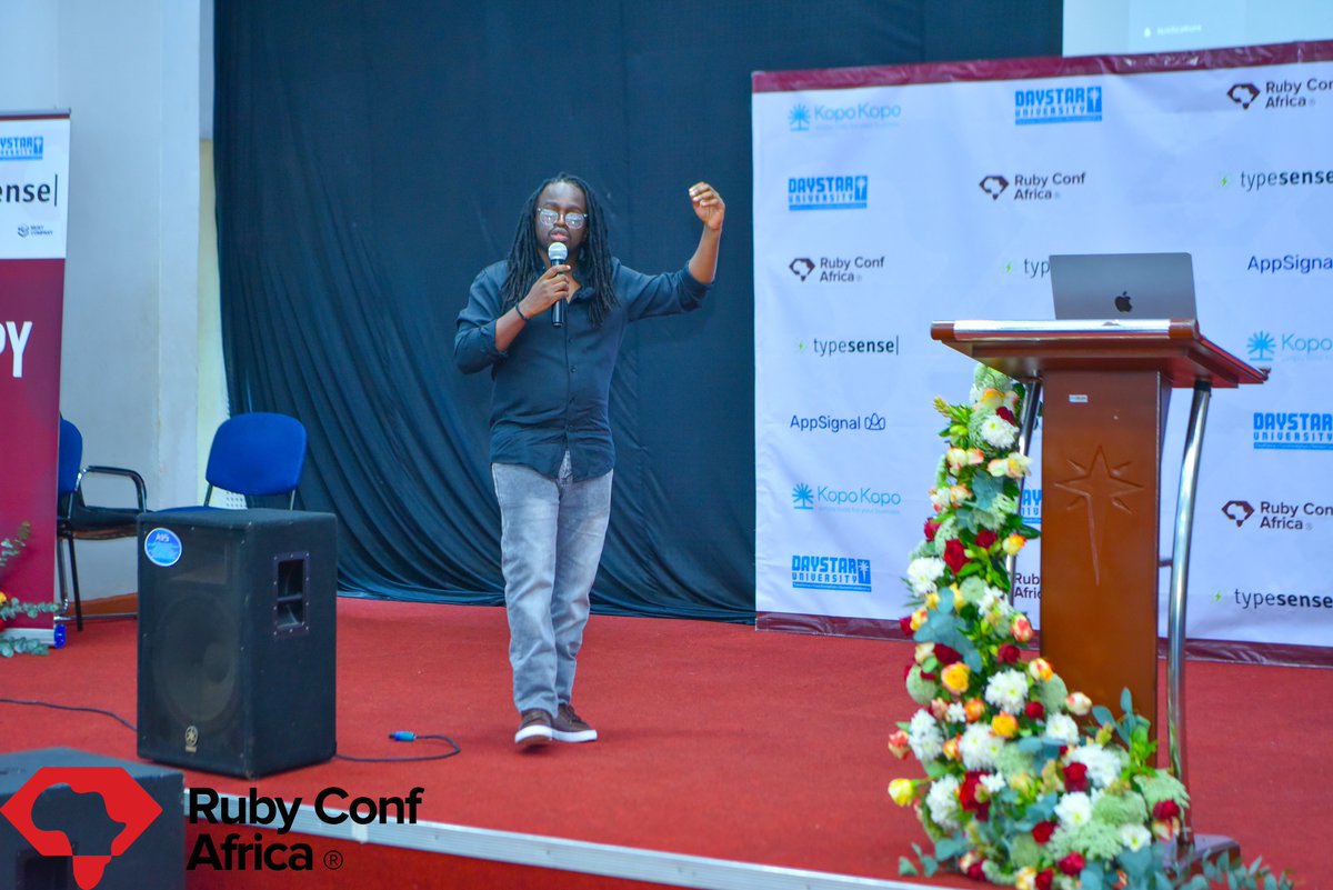 Well maintained dreads, well maintained code, well delivered talk. 

#RubyConfAfrica #RubyConfAfrica2025 #africanruby #nairuby #rubycommunity