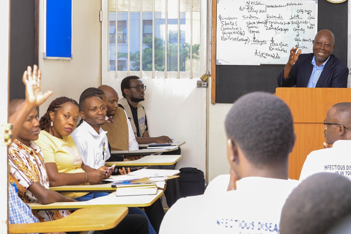 MakSPH's tweet photo. On July 18, Makerere University School of Public Health (MakSPH) celebrated the graduation of 28 participants from its flagship Certificate in Water, Sanitation and Hygiene (C-WASH) course. Launched in 2014, the course has grown into a regional platform for WASH training and innovation. This year’s cohort included professionals from Uganda, Somalia, Nigeria, and beyond, drawn from diverse sectors including engineering, public health, and humanitarian work.

Over eight weeks, participants were equipped with practical, systems-based knowledge to tackle pressing WASH challenges and enhance service delivery in their communities, with Mr. Solomon Oduko emerging as the cohort's overall best student. The graduation ceremony underscored MakSPH’s long-standing commitment to strengthening WASH capacity through hands-on, interdisciplinary training.