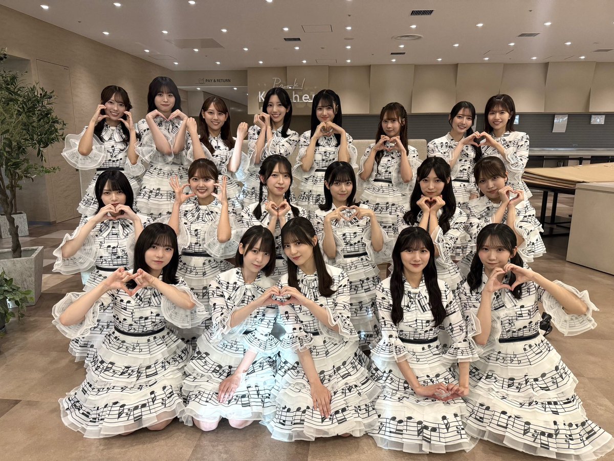 現在放送中の、 TBS「音楽の日2025」の19:00台に #日向坂46 が出演