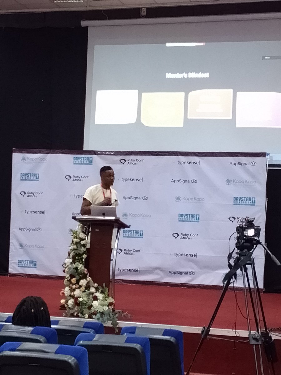 Joylizza Mwangi (@joylizzamwangi) on Twitter photo Repeat π and Rewind βͺ βΎοΈ <a href="/AmaniKanu/">Amani Kanu</a>
This talk should be preached everywhere π―β
#RubyConfAfrica #RubyConfAfrica2025 #africanruby #nairuby #rubycommunity Repeat π and Rewind βͺ βΎοΈ <a href="/AmaniKanu/">Amani Kanu</a>
This talk should be preached everywhere π―β
#RubyConfAfrica #RubyConfAfrica2025 #africanruby #nairuby #rubycommunity
