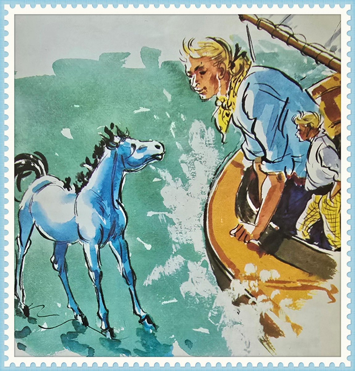 OldSchoolBooks1's tweet photo. The #ThreePirates #readingscheme also featured the occasional sea horse, yes, a horse that runs on the sea. https://t.co/s1dgs3Pt6p #readingbooks #schoolbooks https://t.co/mW6XkyjTA7