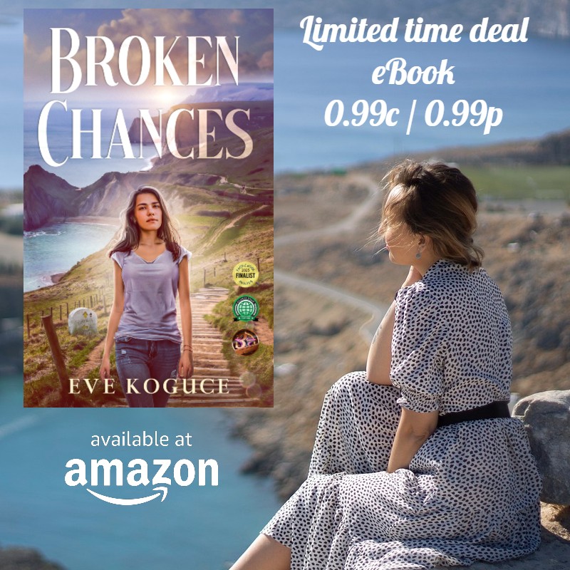 Award-winning women's fiction novel
"Broken Chances"➡️mybook.to/ttdz
0.99c / 0.99p for a limited time
Trapped in an unhappy marriage, Margo tries to adapt to her new life in a foreign country. Will her lucky chance turn into a nightmare?
What readers are saying⬇️