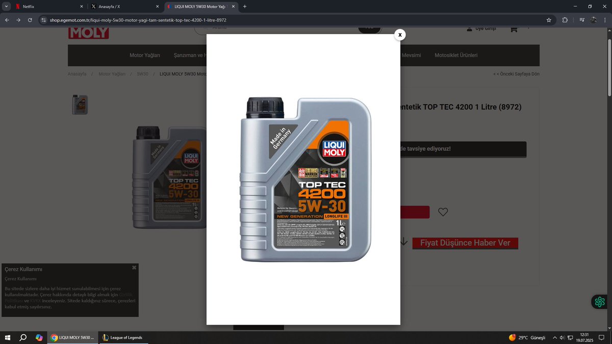 beyler iyi hafta sonları Liqui Moly 5w30 yağ kullanan var mı ? normalde ben aracıma mobil kullanıyorum gayet memnunum da bu ürünü denemek istiyorum