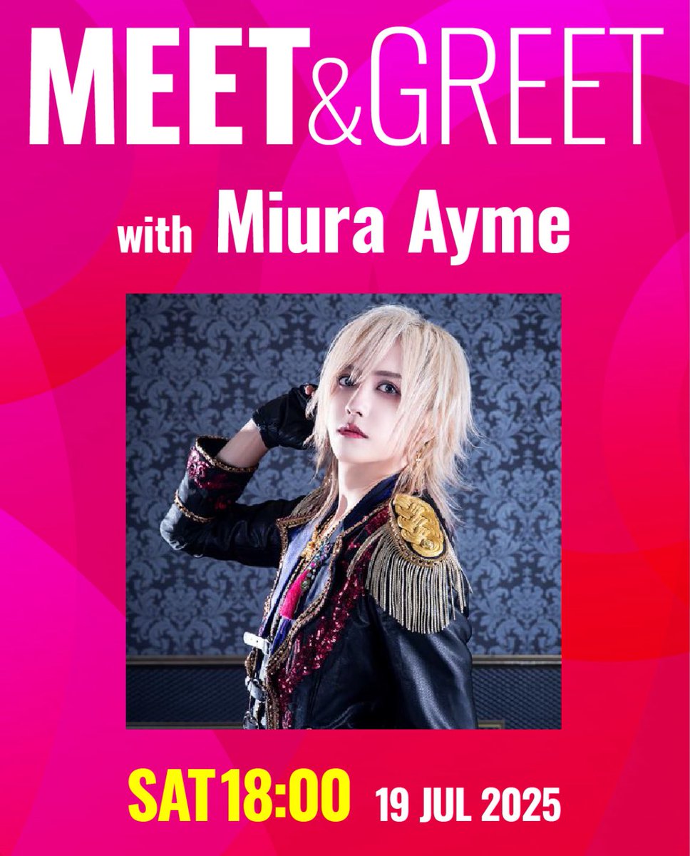 【🇬🇧Hyper Japan🇬🇧】

Today!!! Let’s enjoy together!!😈

🎤Performance
17:10-17:40 at Main Stage

📸Meet &amp; Greet
18:00-19:00

#hyperjapan 
#hyperjapanfestival2025