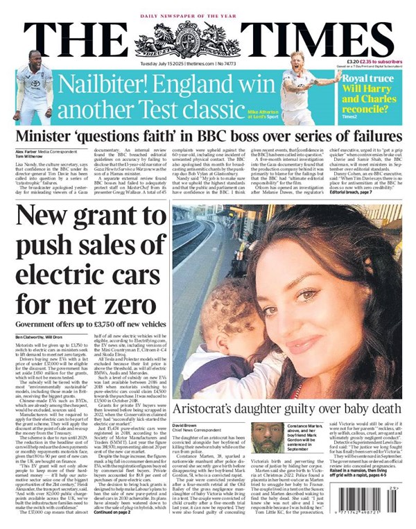 MayMunich's tweet photo. Has anyone subscription for The Times or the paper from july 15th? I would like to check something but don't have access here unfortunately. https://t.co/FZTScZZWbo