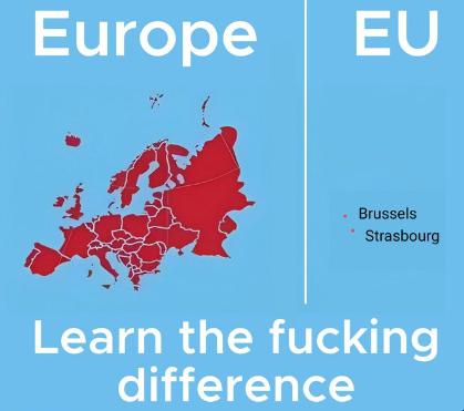 mybackup010's tweet photo. @RukNaarLinks @JarenvanLood @PvanHouwelingen Enn je weet ook het vwerschil niet tussen Europa en de EU #domoor https://t.co/qeOg8GUQli