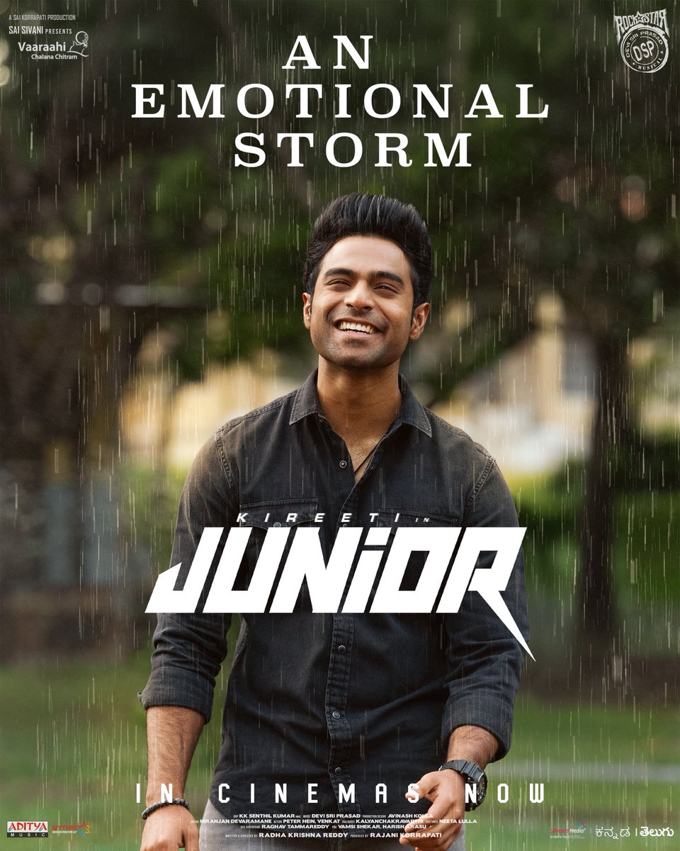 dadofdevil072's tweet photo. #Kireeti explodes on screen with a fiery debut in #Junior 🔥
His swag, dance & action steal the show, while #Sreeleela lights it up with charm.
A perfect mix of love, music & emotion — clean, vibrant & totally feel-good! 🎶💖
Don’t miss it! ❤️😀
#JuniorReview #Kannada https://t.co/le2YgPDZOf