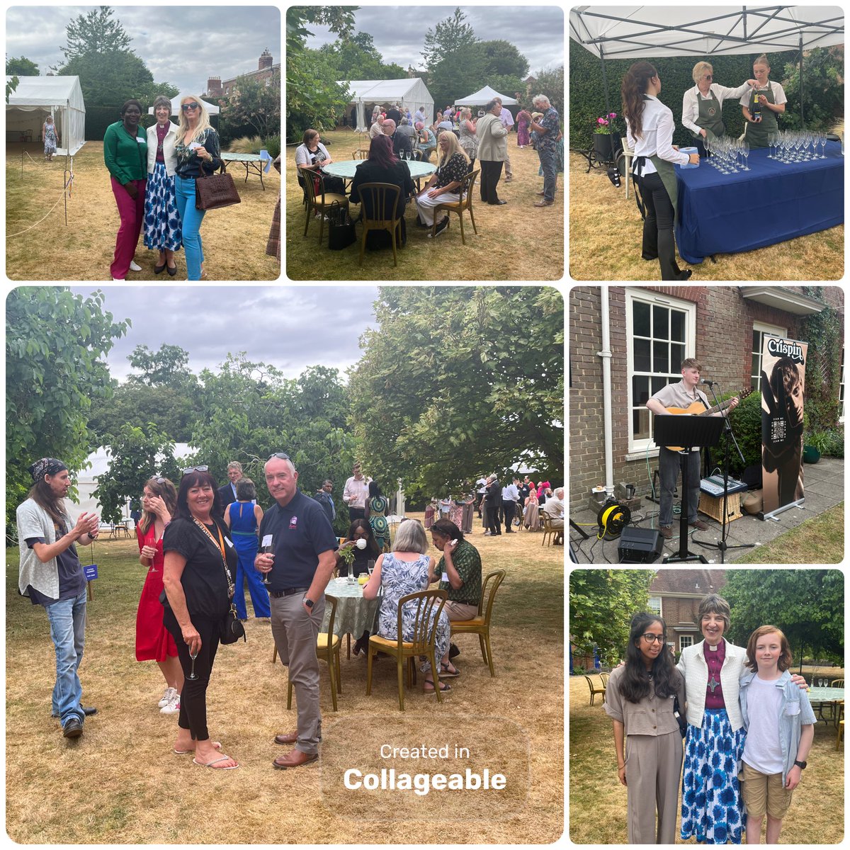 BishGloucester's tweet image. A joy to host a garden party for so many people across charities, organisations &amp;amp; institutions committed to the flourishing and transformation of lives and communities #Gloucestershire #SouthGlos @GlosDioc @GlosLiveOnline A garden full of inspiration