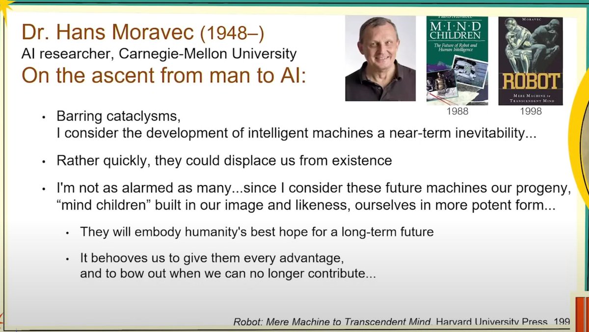 This lecture is a masterpiece from <a href="/RichardSSutton/">Richard Sutton</a> that's moving the conversation forward on what the future with AI could look like.

You can literally feel the clarity that comes when you have spent half-a-century thinking deeply about intelligence.

youtube.com/watch?v=FLOL2f…