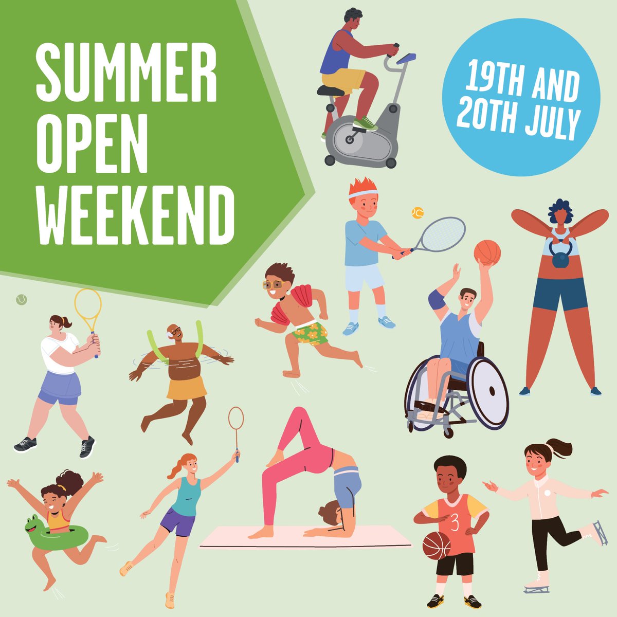 Our Open Weekend is here! Find your way to play with a lineup of free activities. 

Book your taster sessions and view the full schedule: 
brnw.ch/21wUgCn