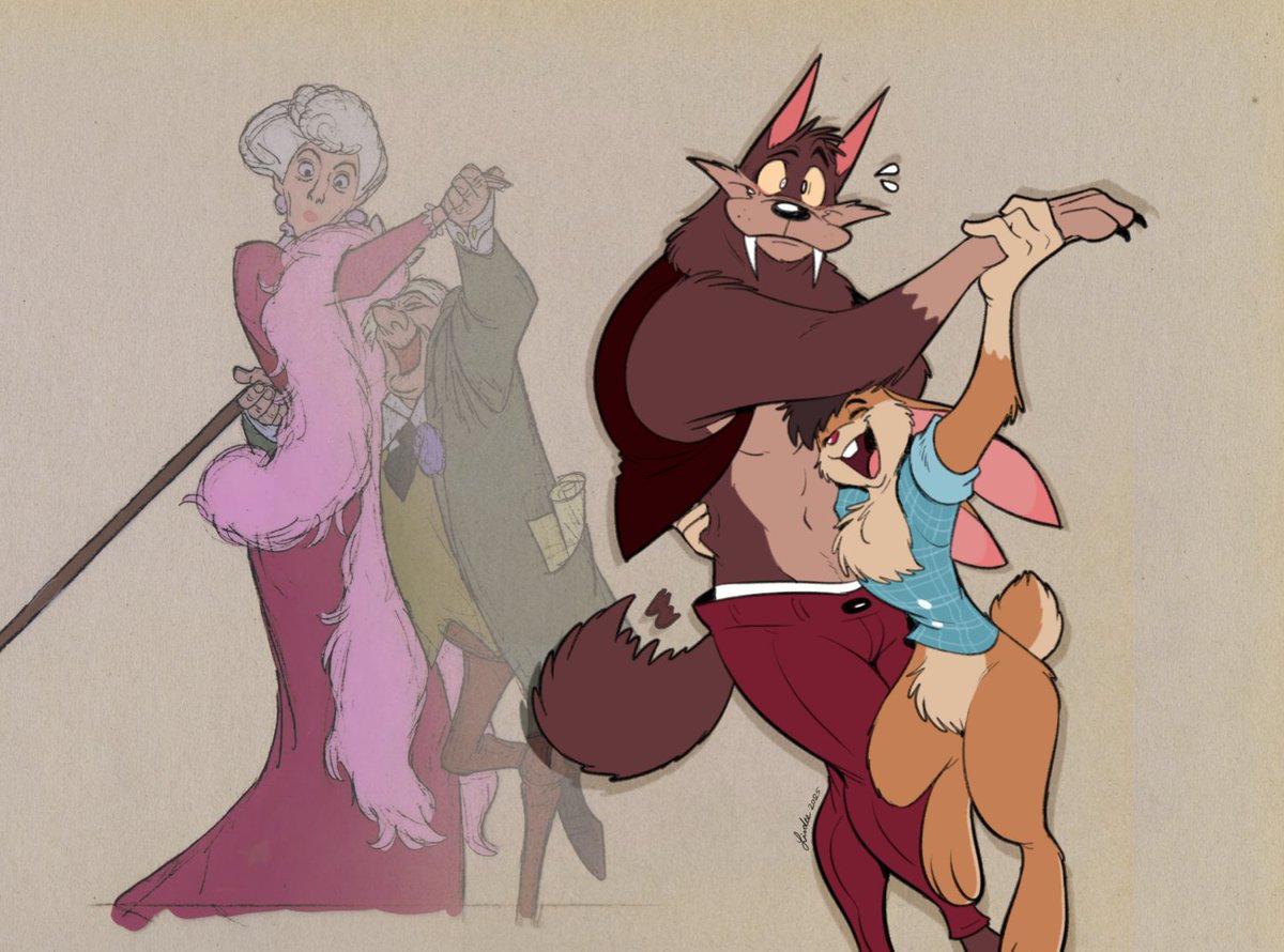 Dance with wolf! Ref from Aristocats <3
