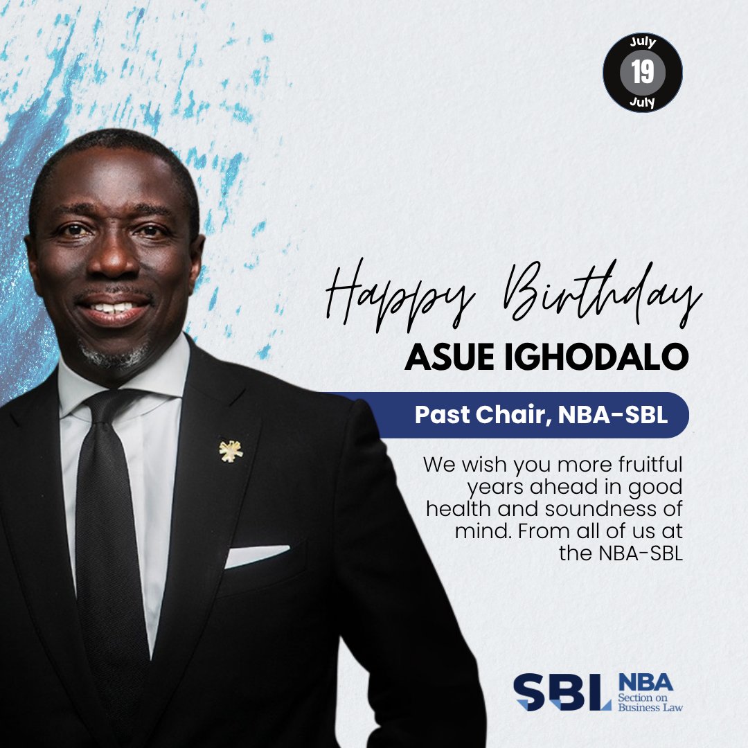 nbasblofficial's tweet image. Today, we celebrate Mr. Asue Ighodalo (@Aighodalo), a towering figure in Nigeria’s legal and business landscape — a revered commercial law practitioner whose work continues to shape industries and inspire generations.
Your dedication to excellence has raised the standard for…