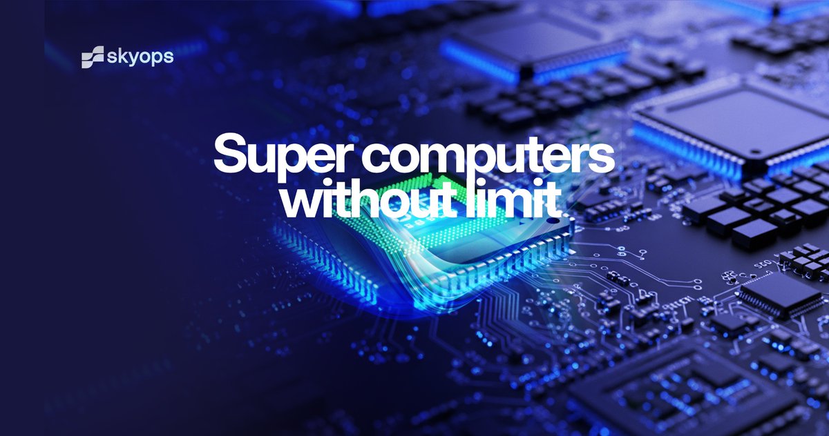 What if you could access a supercomputer without needing one?

Supercomputers are built to solve problems too massive for regular machines, from AI training to space simulations. But they’re expensive, centralized, and locked behind gatekeepers.

Skyops is flipping the script.
