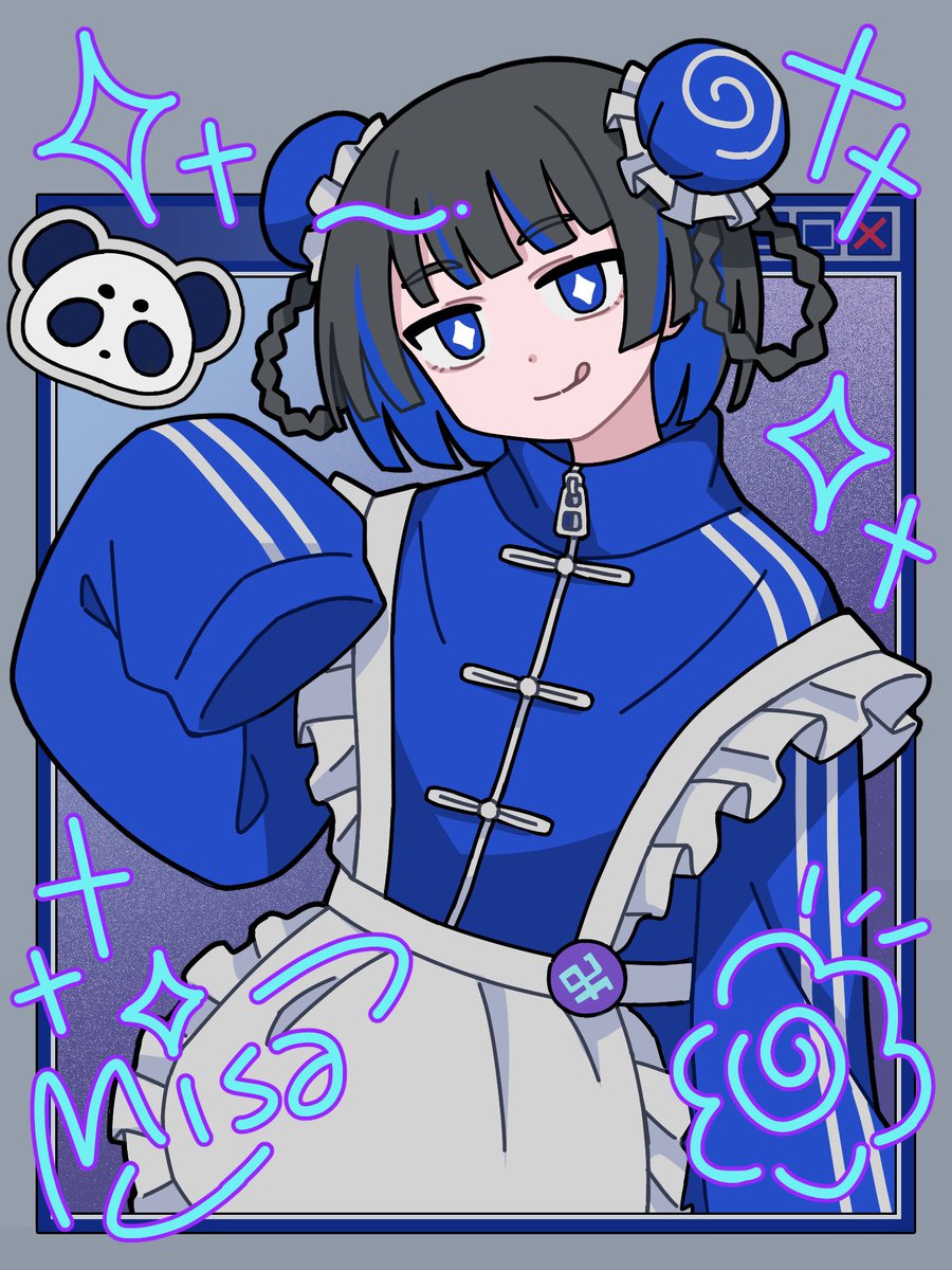 ＃裏コン
自分の代理人OC、青色担当のパンダジャージメイドです！🐼🌀
よろしくお願いします！