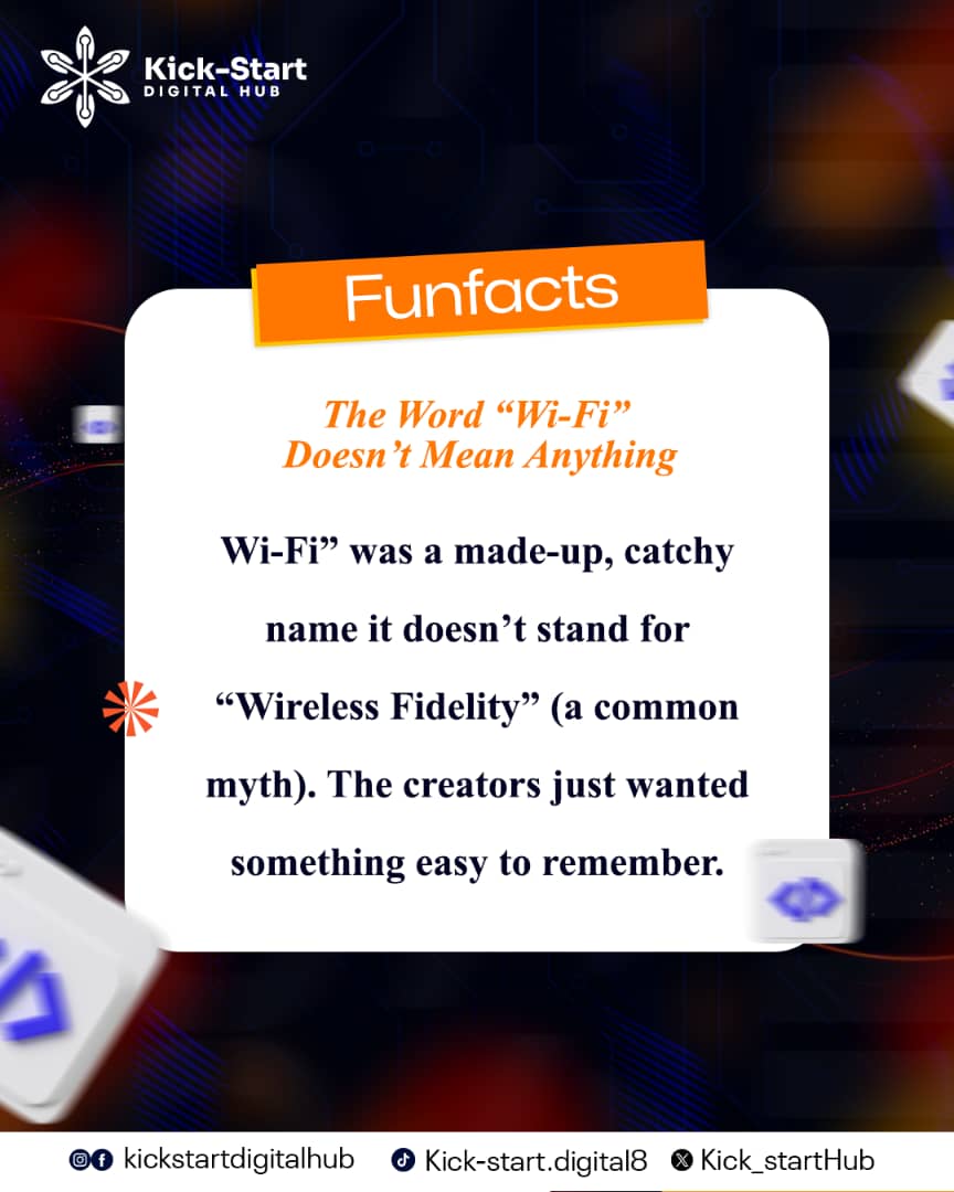Kick_StartHub's tweet image. Tech facts you didn’t know

#techfacts
#funfactoftheday
#techfunfact
#KickstartYourTech