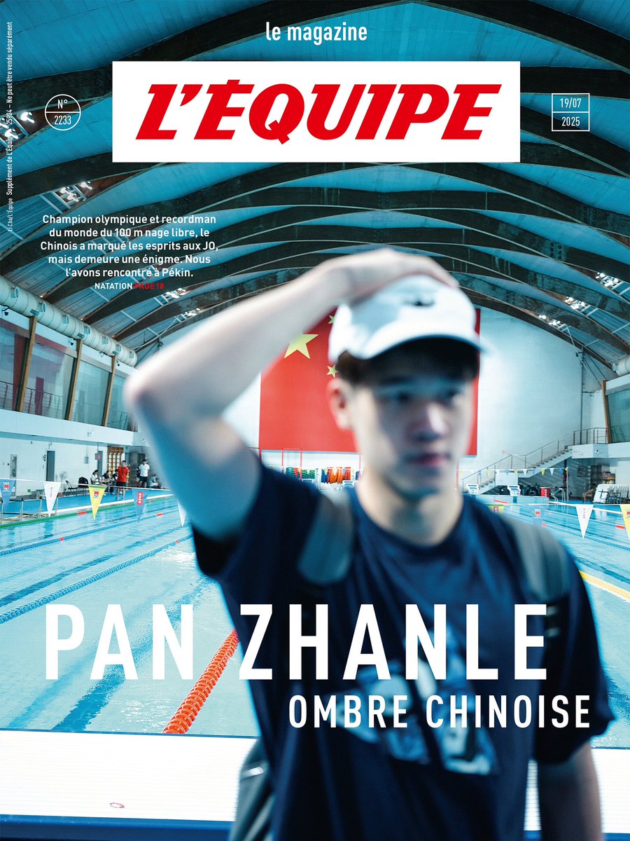 n°2233, <a href="/lemaglequipe/">Le magazine L'Équipe</a> 🇨🇳 

PAN ZHANLE
OMBRE CHINOISE

📷 Li Cha/<a href="/lequipe/">L'Équipe</a>