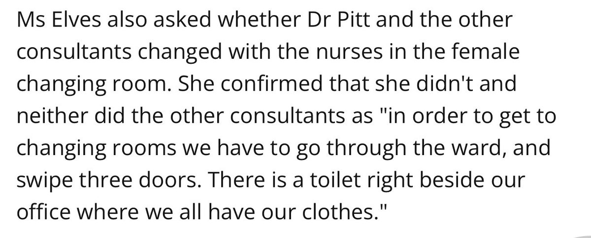 DoryGenderAtheist 🦕🦖 (@newfiferight14) on Twitter photo <a href="/ScotExpress/">Scottish Express</a> So Upton went through a ward and three swipe doors to get to the female changing rooms when there is a toilet in A&E the other doctors all use.
What more evidence do we need he’s a transvestite who NEEDS to be around women for his validation. What Peggie did was remind him he <a href="/ScotExpress/">Scottish Express</a> So Upton went through a ward and three swipe doors to get to the female changing rooms when there is a toilet in A&E the other doctors all use.
What more evidence do we need he’s a transvestite who NEEDS to be around women for his validation. What Peggie did was remind him he