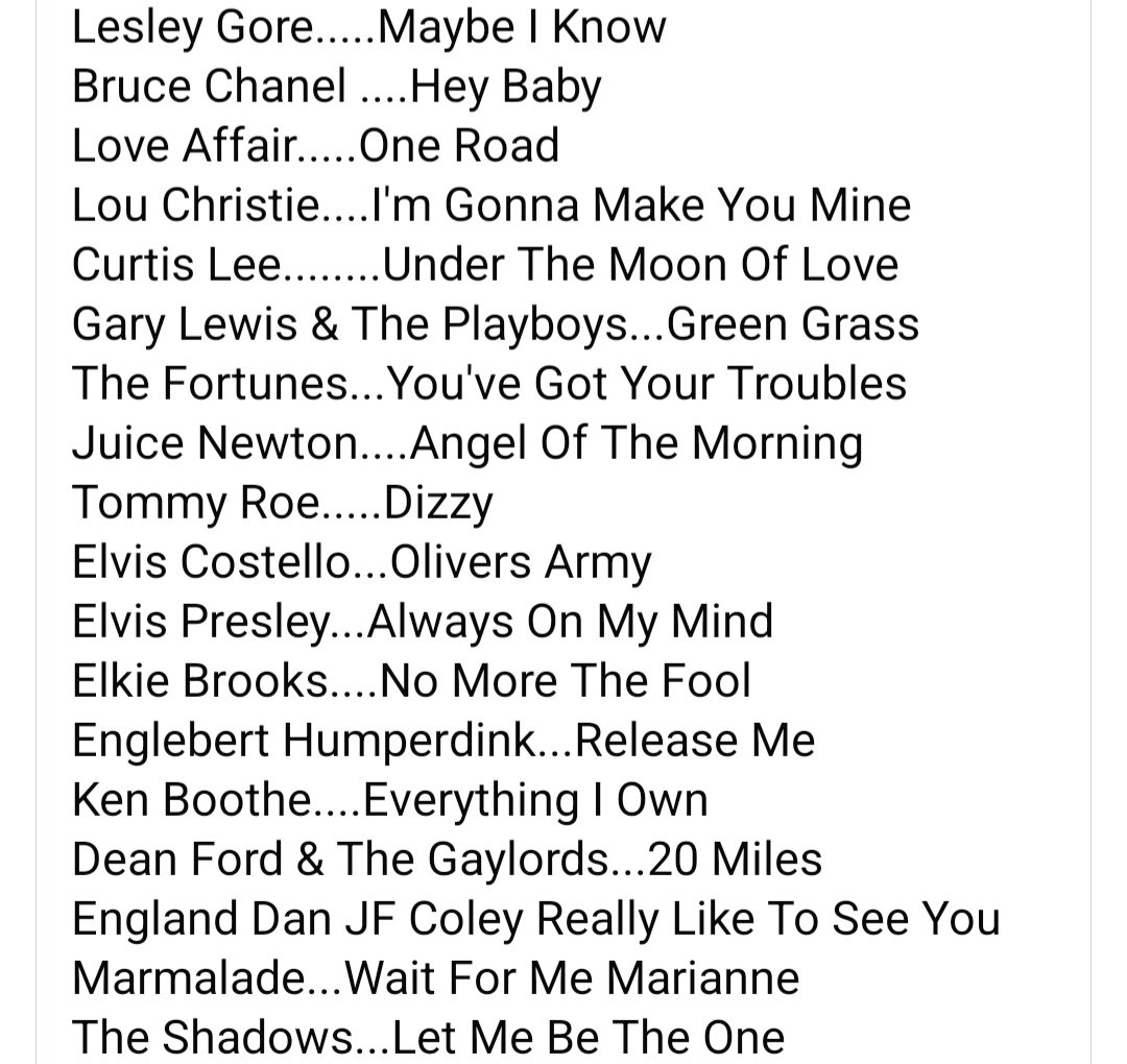 Years98fm's tweet image. Here's the recording of the latest Golden Years Show from @phoenixfm.
phoenixfm.com/2025/07/19/the…
Here's the playlist (click photo for full list)