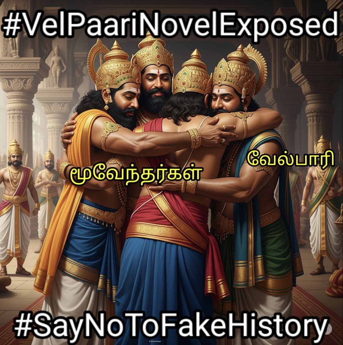 thush333's tweet photo. பொய்கள் இல்லாமல் தமிழர் வரலாறு பேசப்பட வேண்டும்
பரம்பரை வீரர்களை எதிரியாக வர்ணிப்பது  உண்மையை மறைக்கும் புனைவு!  
தமிழ் மண்ணின் கதை மாற்ற முடியாது. 🛡️ 🔥தமிழ் மக்கள் விரைவில் விழித்துக் கொள்ள வேண்டும்
#VelPaariNovelExposed
#SayNoToFakeHistory https://t.co/cB8W4bn00O