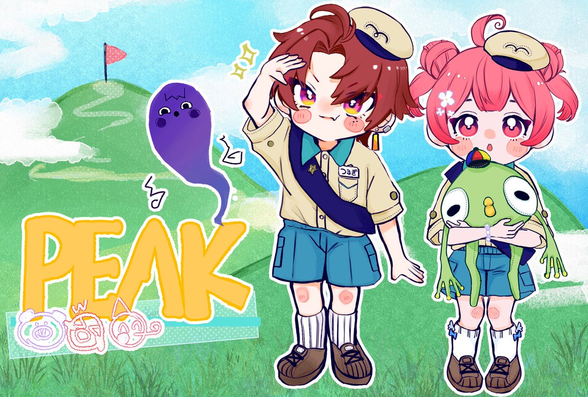 豚笑楽peak
(🐷ごめん、、上手く描けなかった)
#ツルギアートオンライン