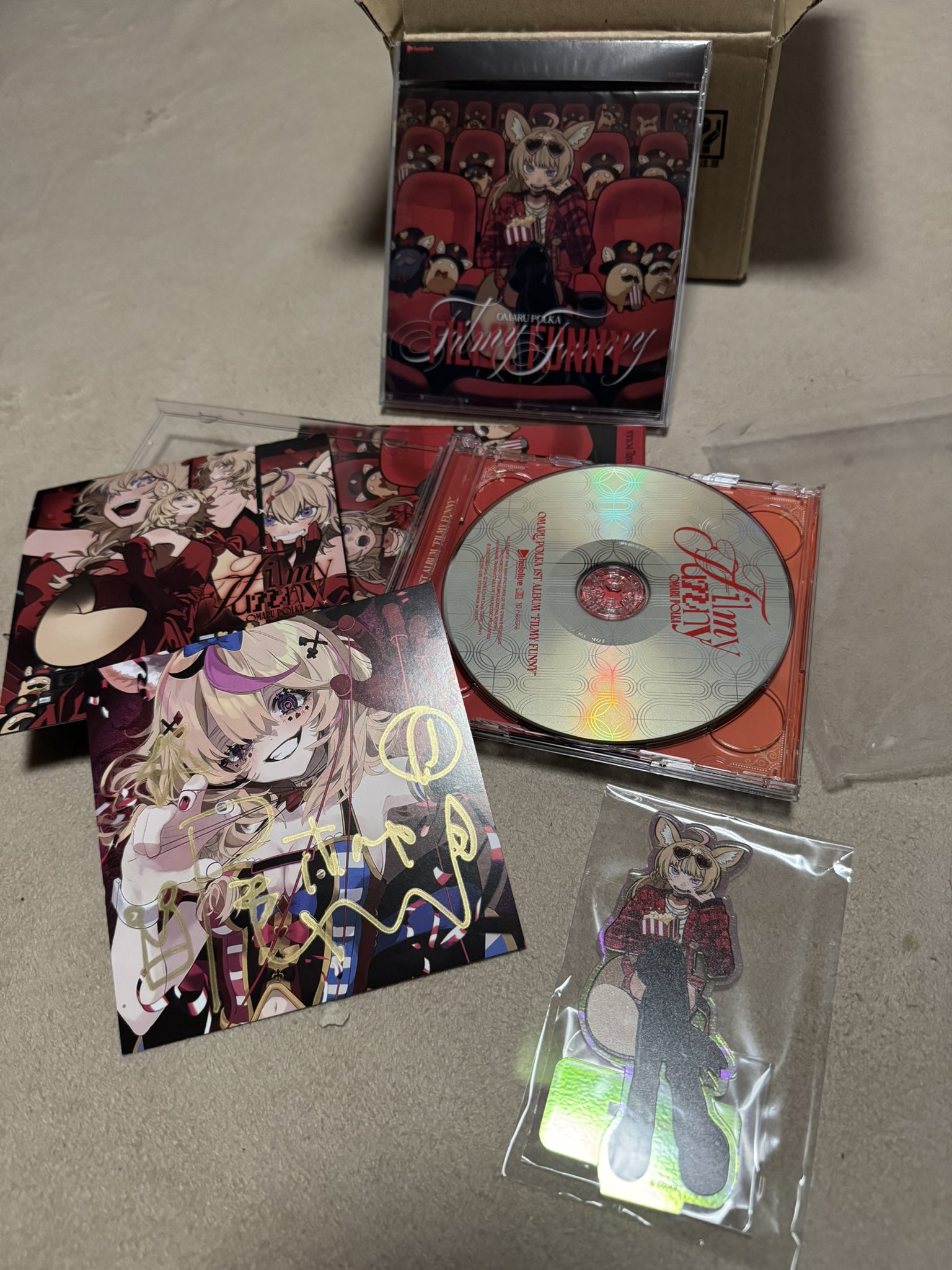 尾丸ポルカ 1st Album『Filmy Funny』限定特典盤直筆サイン入り 尾丸ポルカ 1st Album『Filmy Funny』限定特典盤 直筆サイン