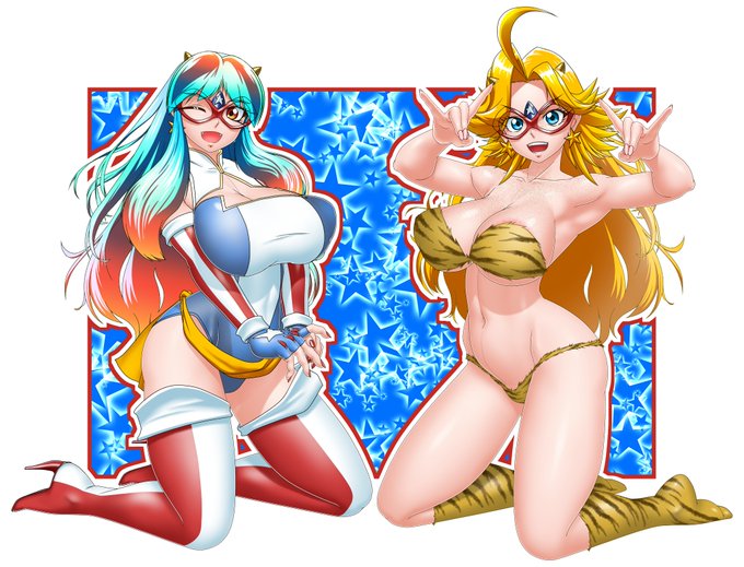 #誰にでも自分だけのクロスオーバーがある 
あいや、トラジマビキニのカーリーちゃんは公式がやってたな確か 