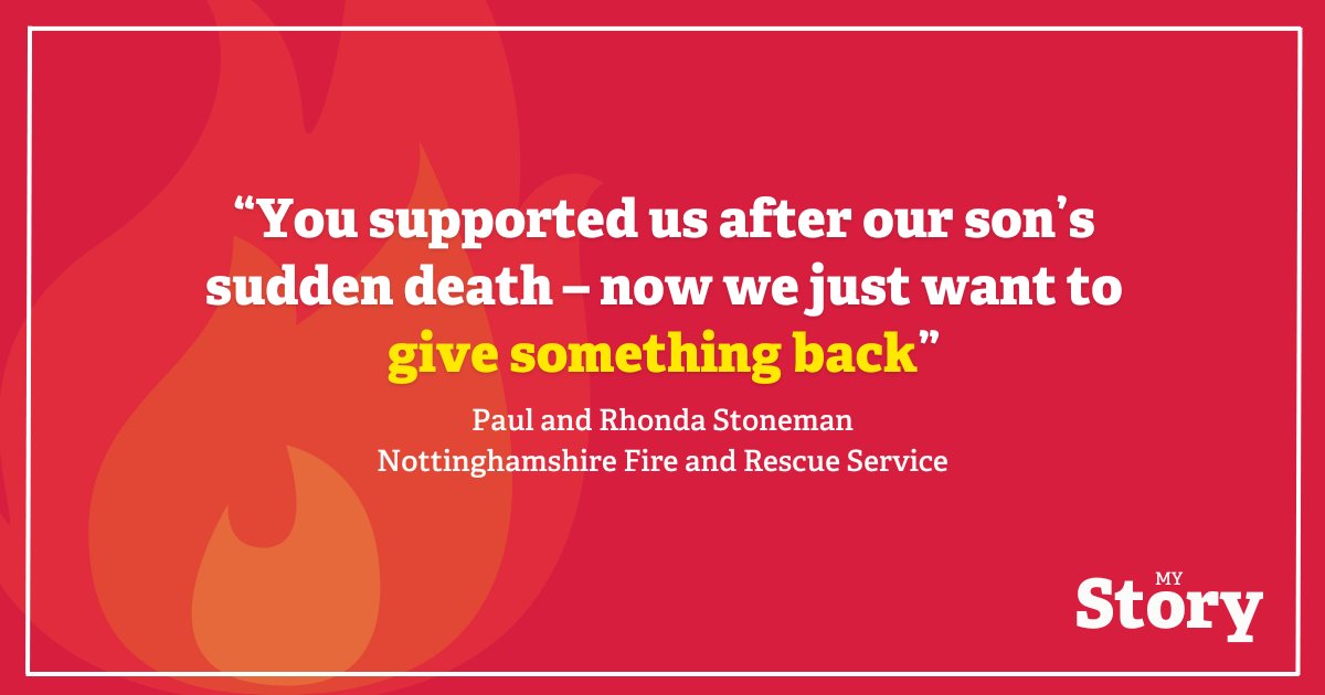 After losing a son, firefighter Paul and his wife Rhonda found space to begin healing during a stay at Harcombe House 🧡

Now they’re giving back through two fundraisers – Rhonda will ‘brave the shave’ and Paul is planning to walk across the UK: ow.ly/LtR250WlHjP