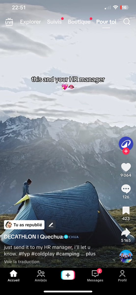 En tant que RH je m’attendais à recevoir une avalanche de « this &amp; your HR manager » mais pour l’instant juste 1 😭😂