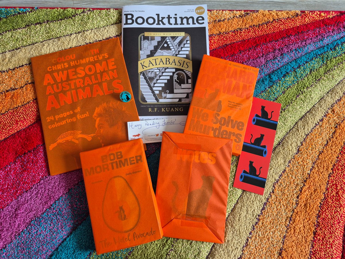 Jennifer_Lamb's tweet photo. Anyone else see orange and just know the day is already so much brighter? Thank you so much to @foxlanebooks for my parcel. Loving the extra goodies too. Will be sure to shop local as much as possible. @richardosman @RealBobMortimer   #letthereadingbegin https://t.co/r7rCIHBgYS