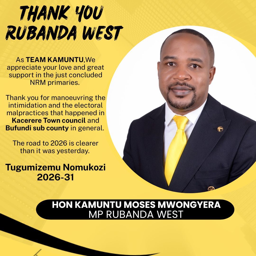 It's closer than we were yesterday.  It's gonna be a long, successful stretch. Tugumizemu Nomukozi 2026.
