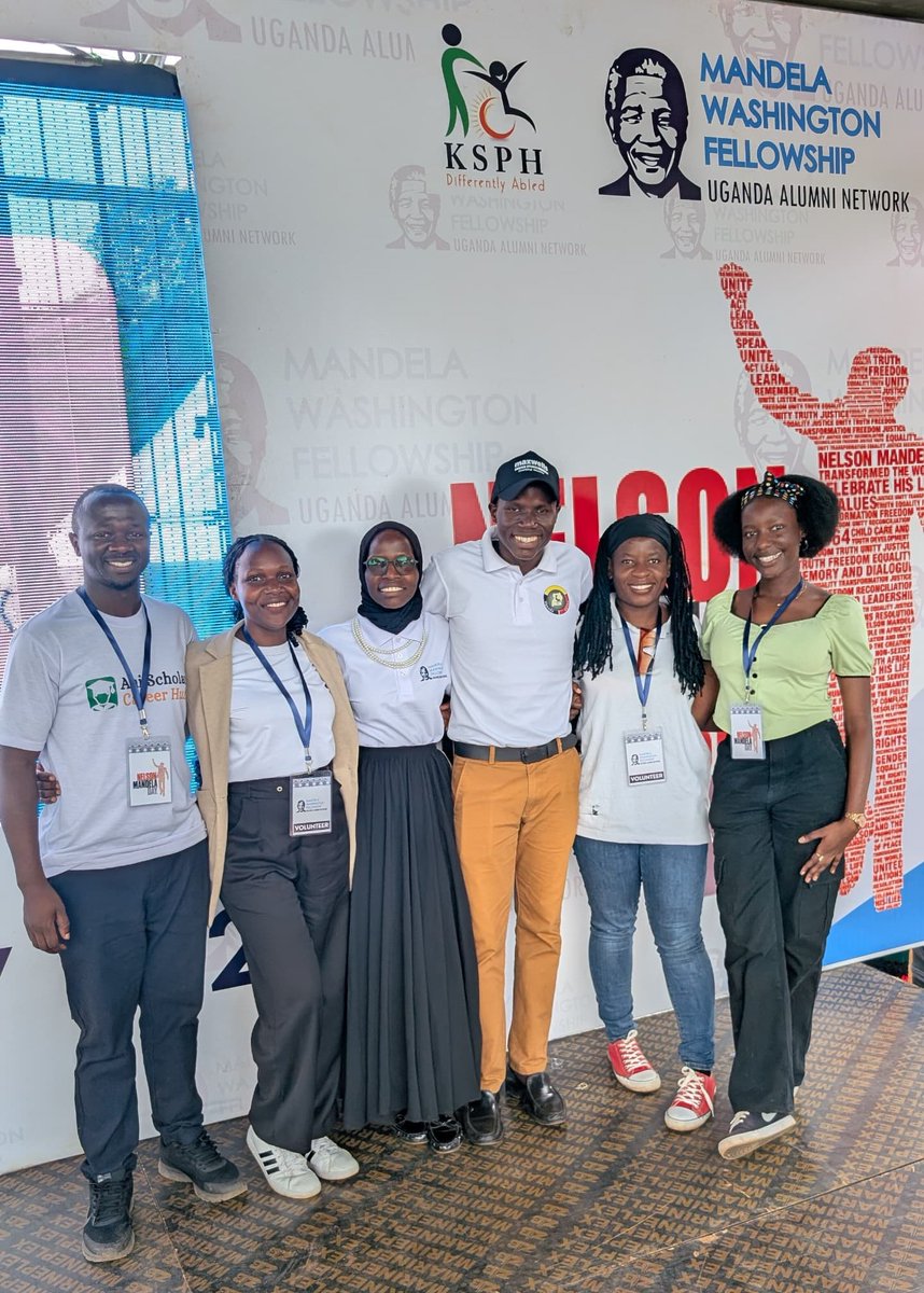 Maxwell Akandwanaho (@maxwell_a_m) on Twitter photo With fellow C58 <a href="/YALIRLCAlumniUg/">YALIRLCEA Alumni- UG</a> that volunteered at this year's #MandelaDay2025 with <a href="/MWFAlumniUganda/">MWF Alumni Network of Uganda</a> at <a href="/abilityksph_Ug/">Kampala School For Physically Handicapped</a>.
#SpiritOfVolunteerism With fellow C58 <a href="/YALIRLCAlumniUg/">YALIRLCEA Alumni- UG</a> that volunteered at this year's #MandelaDay2025 with <a href="/MWFAlumniUganda/">MWF Alumni Network of Uganda</a> at <a href="/abilityksph_Ug/">Kampala School For Physically Handicapped</a>.
#SpiritOfVolunteerism