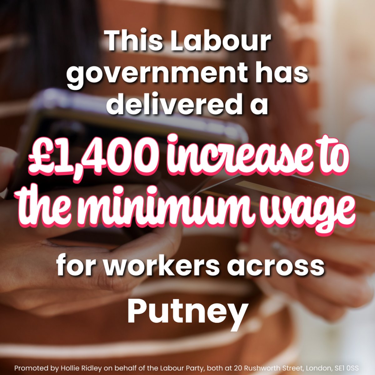 PutneyLabour's tweet image. This Labour government is on the side of working people across Putney, putting more money in your pockets.