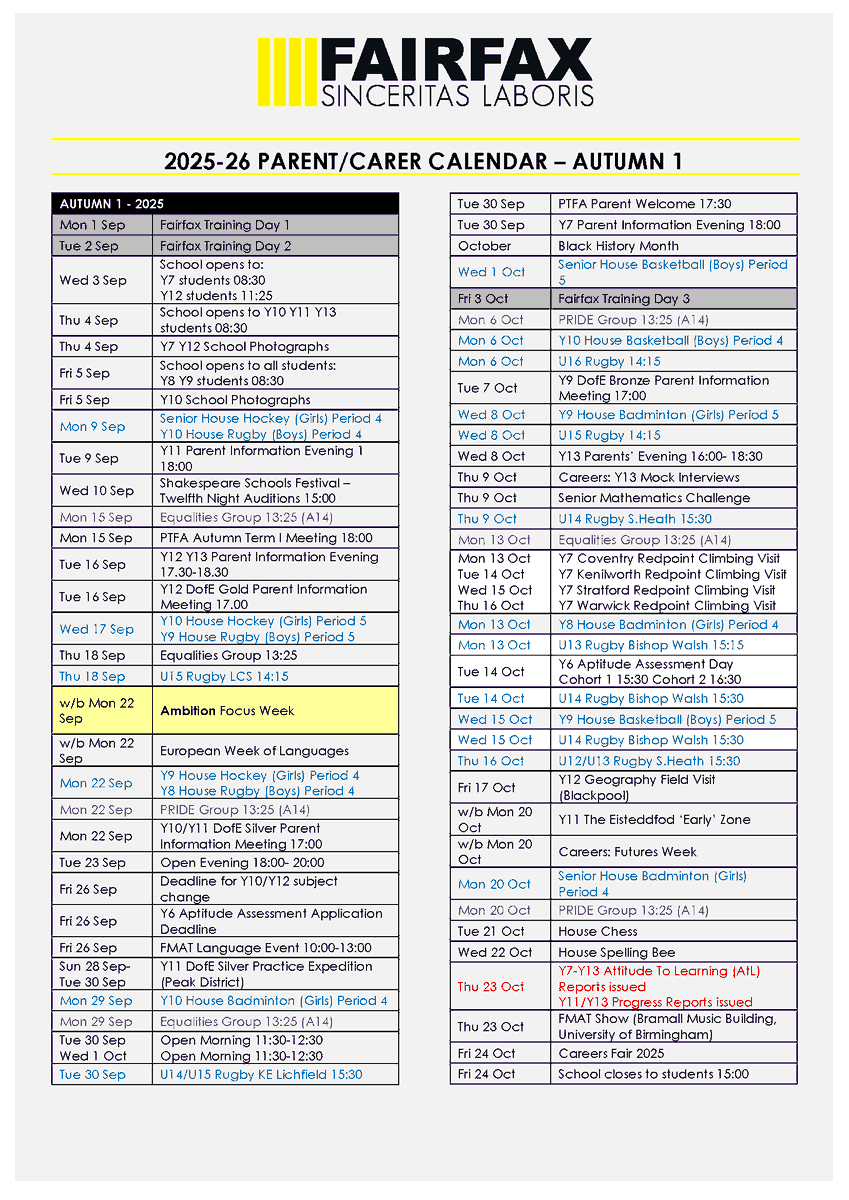 2025-26 Parent Carer Calendar - Autumn Term 1
<a href="/FFaxPrincipal/">Sean Castle</a>